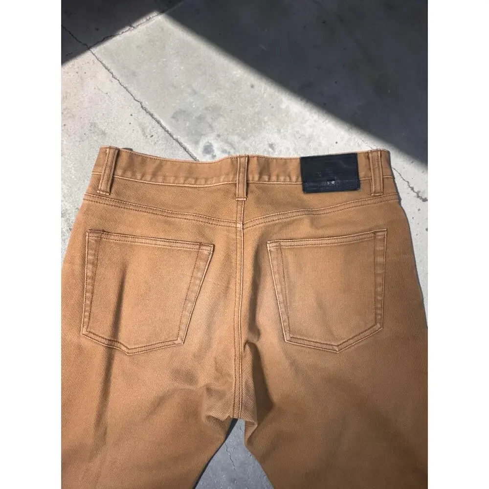 Nike Engineered for World Class Athletes 5 Pocket Canvas Jeans Tan 30 Medium